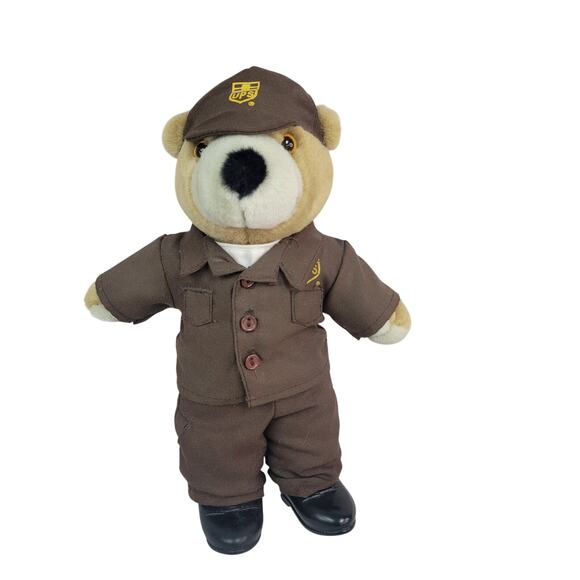 Vintage 1994 UPS Patriot Teddy Bear Plush Letter Carrier 10 in - Picture 1 of 5